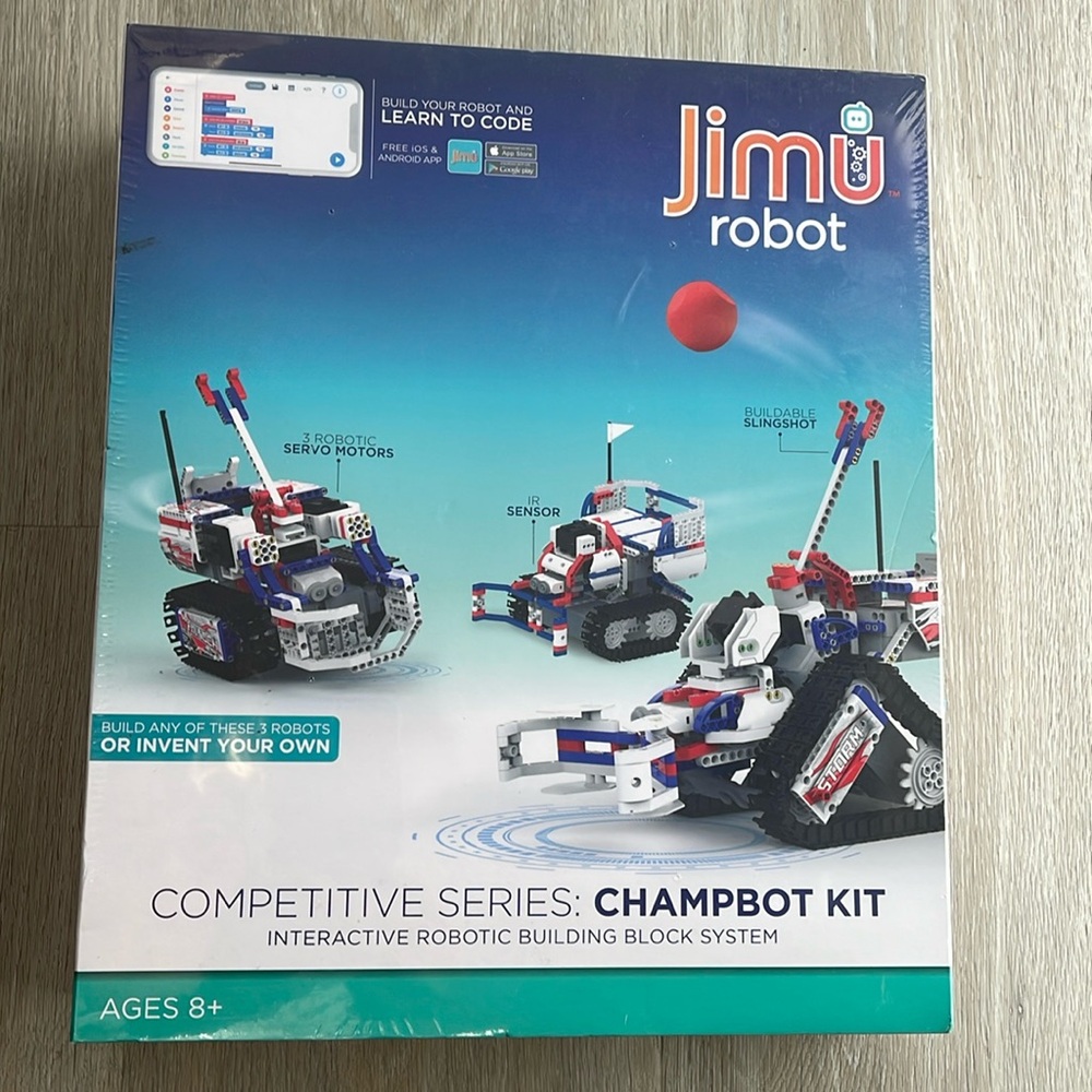JIMU Build a Robot Champbot Kit/ App-Enabled Building & Coding STEM Robot Kit